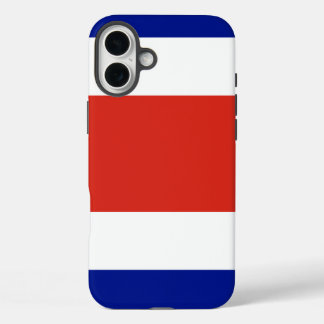 Coques iPhone 16 Plus Apple iPhone 16 Plus Mate, drapeau du Costa Rica