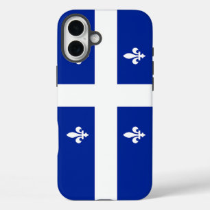 Coques iPhone 16 Plus Apple iPhone 16 Plus Mate, drapeau du Québec