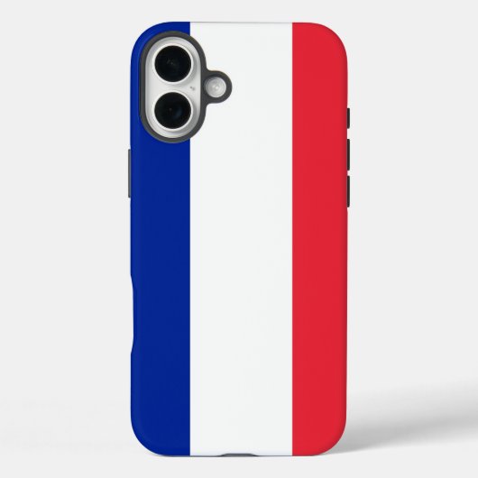 Coques Case-Mate iPhone Apple iPhone 16 Plus Mate, drapeau français (Verso)