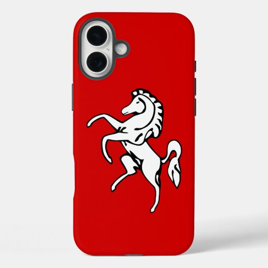 Coques Case-Mate iPhone Apple iPhone 16 Plus Mate, Kent County flag (Verso)