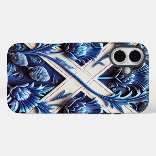 Coques Case-Mate iPhone Apple iPhone 16 Plus Mate, Scottish Thistles (Verso (horizontal))
