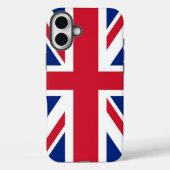 Coques Case-Mate iPhone Apple iPhone 16 Plus Mate, United Kingdom flag (Verso)
