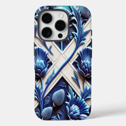 Coques Case-Mate iPhone Apple iPhone 16 Pro Case-Mate, Scottish Thistles (Verso)