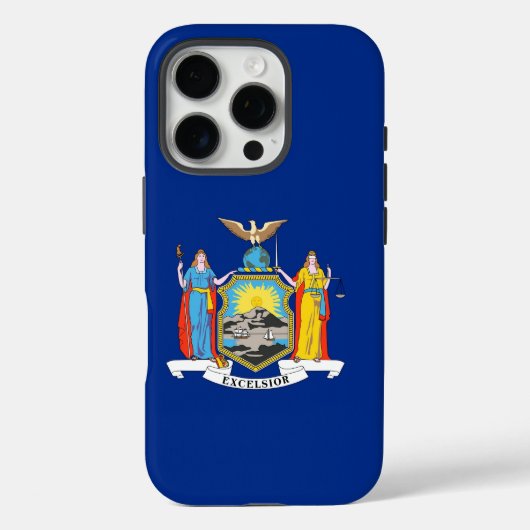 Coques Case-Mate iPhone Apple iPhone 16 Pro Coque-Mate, drapeau de l'État  (Verso)