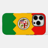 Coques Case-Mate iPhone Apple iPhone 16 Pro Coque-Mate, drapeau de Los Ang (Verso (horizontal))
