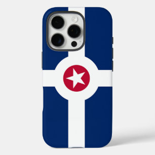Coques iPhone 16 Pro Apple iPhone 16 Pro Coque-Mate, drapeau d'Indianap
