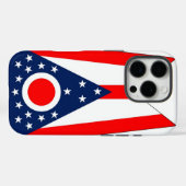 Coques Case-Mate iPhone Apple iPhone 16 Pro Coque-Mate, drapeau Ohio (Verso (horizontal))