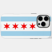 Coques Case-Mate iPhone Apple iPhone 16 Pro Max Coque, drapeau de Chicago (Verso (horizontal))