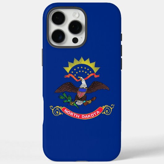 Coques Case-Mate iPhone Apple iPhone 16 Pro Max Coque, drapeau du Dakota d (Verso)