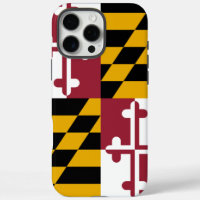 Apple iPhone 16 Pro Max Coque, drapeau du Maryland