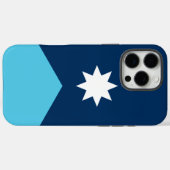 Coques Case-Mate iPhone Apple iPhone 16 Pro Max Coque, drapeau du Minnesot (Verso (horizontal))