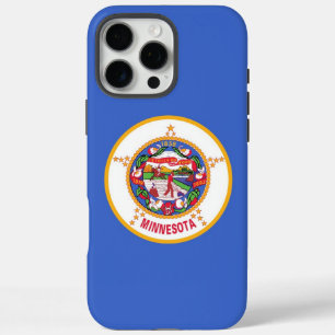 Coques iPhone 16 Pro Max Apple iPhone 16 Pro Max Coque, drapeau du Minnesot