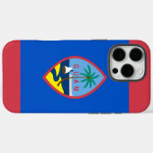 Coques Case-Mate iPhone Apple iPhone 16 Pro Max Coque, drapeau Guam (Verso (horizontal))