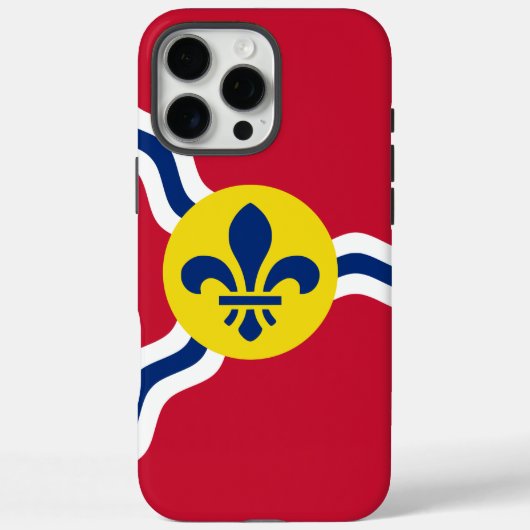Coques Case-Mate iPhone Apple iPhone 16 Pro Max Coque, drapeau St. Louis (Verso)