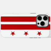 Coques Case-Mate iPhone Apple iPhone 16 Pro Max, drapeau de Washington DC (Verso (horizontal))