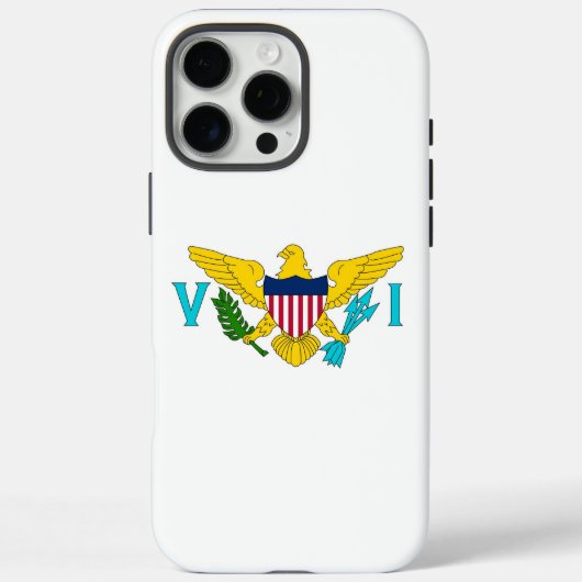 Coques Case-Mate iPhone Apple iPhone 16 Pro Max, US, Virgin Islands flag (Verso)