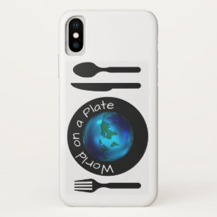 Coque Case-Mate Pour iPhone Apple iPhone X Phone Case World sur une plaque