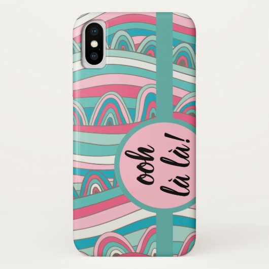 Coques Case-Mate iPhone Apple/ Samsung Oh la la ! Monogramme Gras (Dos)