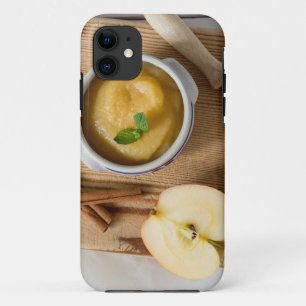 Coques Pour iPhone Applesauce à la cannelle dans un bol en grès