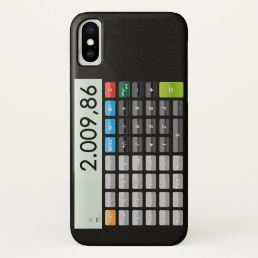 Coques Case-Mate iPhone Application de calculatrice de poche (Dos)