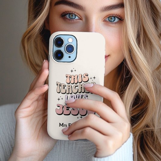 Coques Case-Mate iPhone Appréciation des enseignants de foi rétro