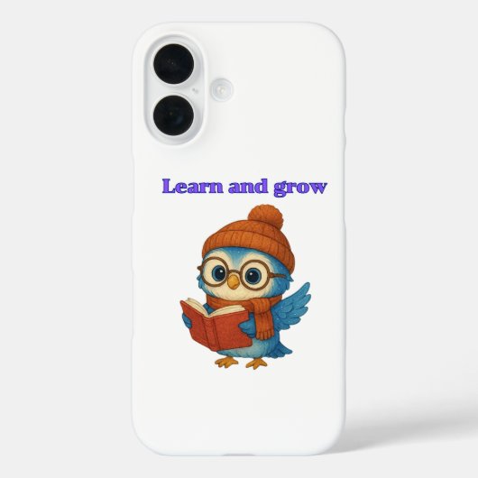 Coques Case-Mate iPhone Apprendre et grandir - Inspirational iPhone 16 Coq (Verso)