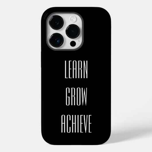 Coques Case-Mate iPhone Apprendre, grandir, atteindre une recette simple p (Verso)