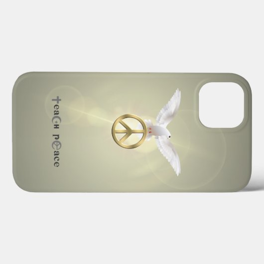 Coques Case-Mate iPhone Apprendre la paix | (Verso (horizontal))