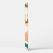 Coques Case-Mate iPhone Appricot de Pêche : Motif Tropical Sans Seamless. (Verso / Droite)