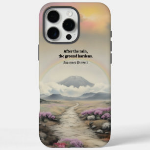 Coques iPhone 16 Pro Max Après la pluie (aquarelle japonaise paysage art)