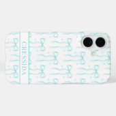 Coques Case-Mate iPhone Aqua (Verso (horizontal))