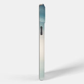 Coques Case-Mate iPhone Aqua bleu Pearly Luminescent (Verso / Droite)