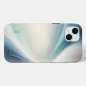 Coques Case-Mate iPhone Aqua bleu Pearly Luminescent (Verso (horizontal))