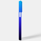 Coques Case-Mate iPhone Aqua Blue Indigo et Black Ombre (Verso / Droite)
