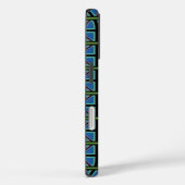 Coques Case-Mate iPhone Aqua Blue Moss Green Celte Kilt Motif (Verso / Droite)