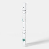 Coques Case-Mate iPhone Aqua Blue Yellow Franciscan Starburst milieu du si (Verso / Droite)