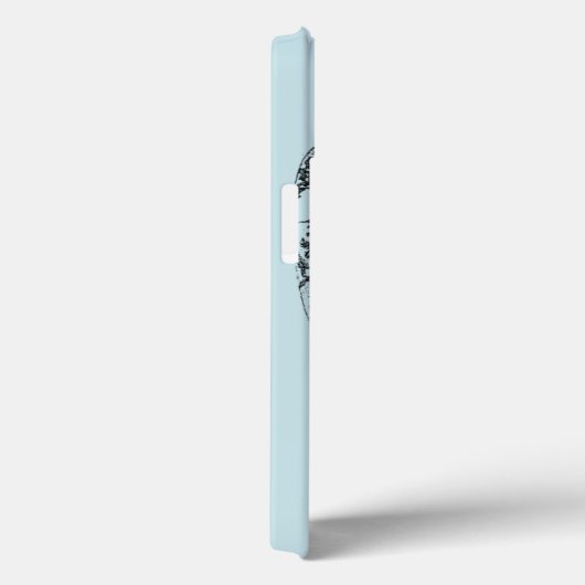 Coques Case-Mate iPhone Aqua Conch Shell (Verso / Droite)