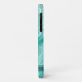 Coques Case-Mate iPhone Aqua douce, turquoise et verte (Dos/Gauche)