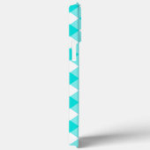 Coques Case-Mate iPhone Aqua En vichy (Verso / Droite)