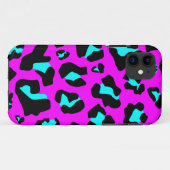 Coques Case-Mate iPhone Aqua frais/empreinte de léopard rose - cas de (Dos (Horizontal))