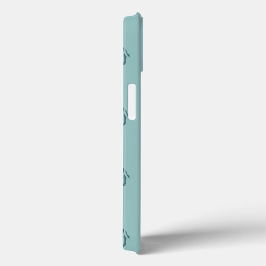 Coques Case-Mate iPhone Aqua Giraffes (Verso / Droite)