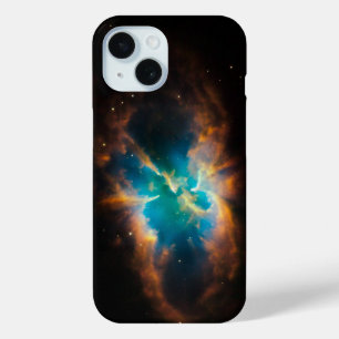 Coque Pour iPhone 15 Aqua Green Celestia Splendid Nebula Photo