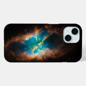 Coques Case-Mate iPhone Aqua Green Celestia Splendid Nebula Photo (Verso (horizontal))
