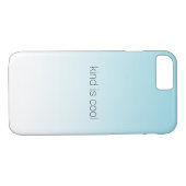 Coques Case-Mate iPhone Aqua Ombre Kind est Cool (Dos (Horizontal))