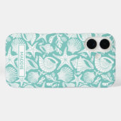 Coques Case-Mate iPhone Aqua Shells Personalized (Verso (horizontal))