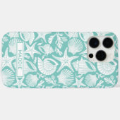 Coques Case-Mate iPhone Aqua Shells Personalized (Verso (horizontal))