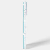 Coques Case-Mate iPhone Aqua Snowy Birch Tree (Verso / Droite)