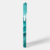 Coques Case-Mate iPhone Aqua Turquoise Diamonds Love Motif de coeur (Verso / Droite)