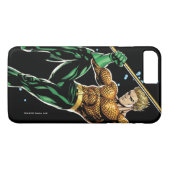 Coques Case-Mate iPhone Aquaman avec Spear (Dos (Horizontal))