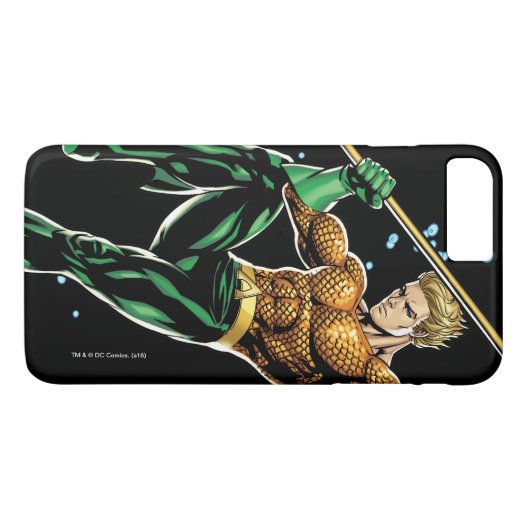 Coques Case-Mate iPhone Aquaman avec Spear (Dos (Horizontal))